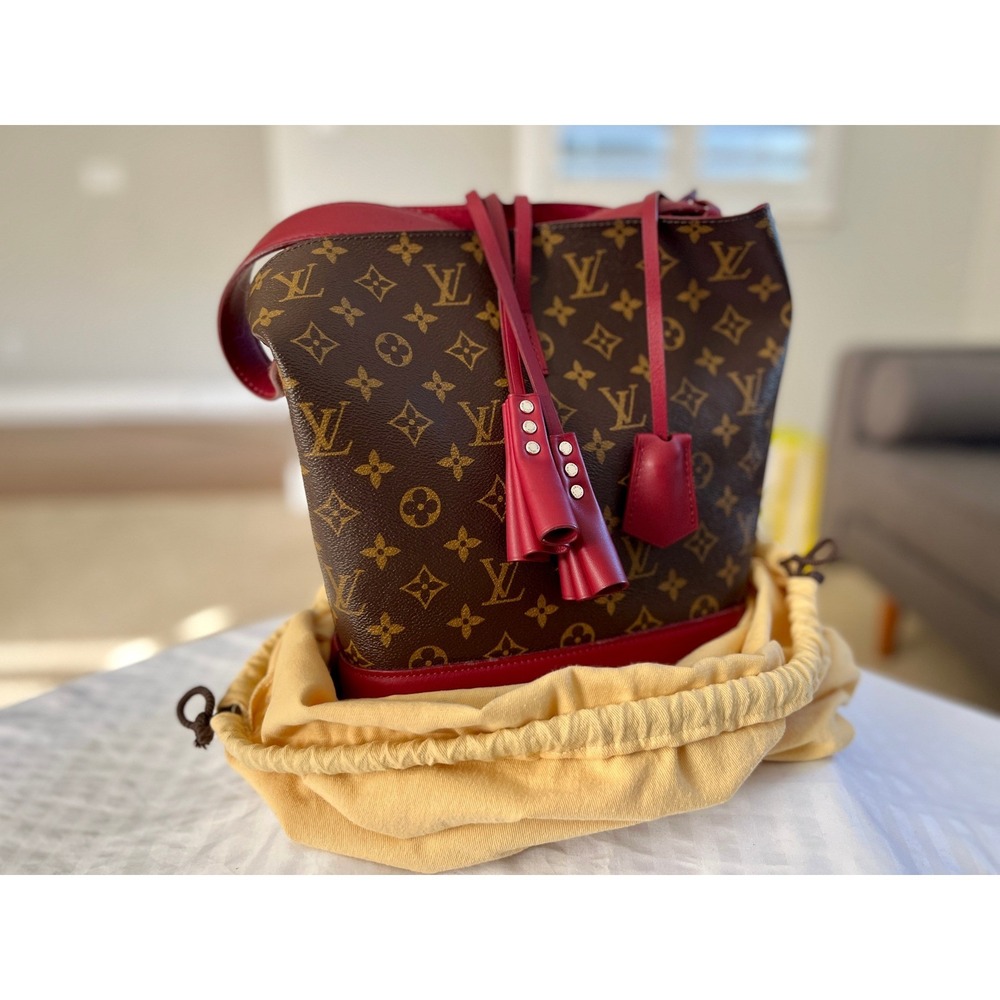 Louis Vuitton NN 14 GM Monogram Idole Ruby Red Bucket Bag Marc Jacobs 2014 Rcpt - Picture 2 of 16